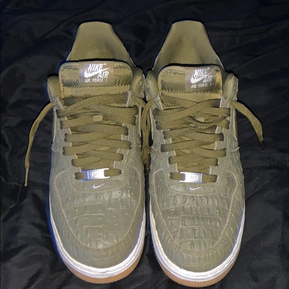 Aligator Skin Air Force 1s